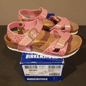 Brand new girls Birkenstock Rio sandals size 31